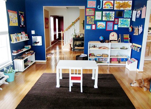 Montessori Homeschool Classroom (Photo from Imagine Our Life)