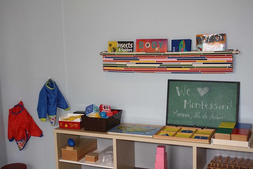 Montessori Homeschool Classroom (Photo from Montessori MOMents)