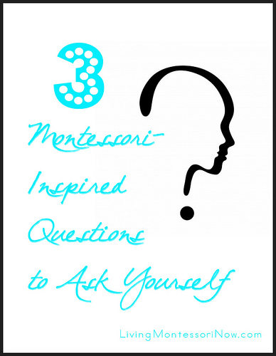 3 Montessori-Inspired Questions to Ask Yourself