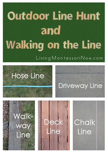 Outdoor Line Hunt and Walking on the Line