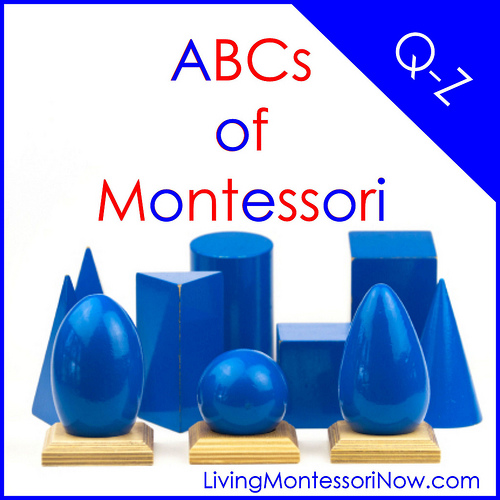 ABCs of Montessori - Q-Z