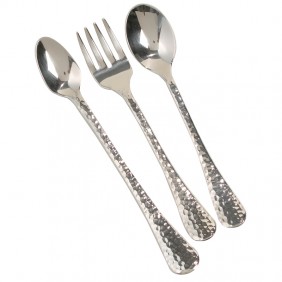 Baby/Toddler Hammered Flatware Set from For Small Hands