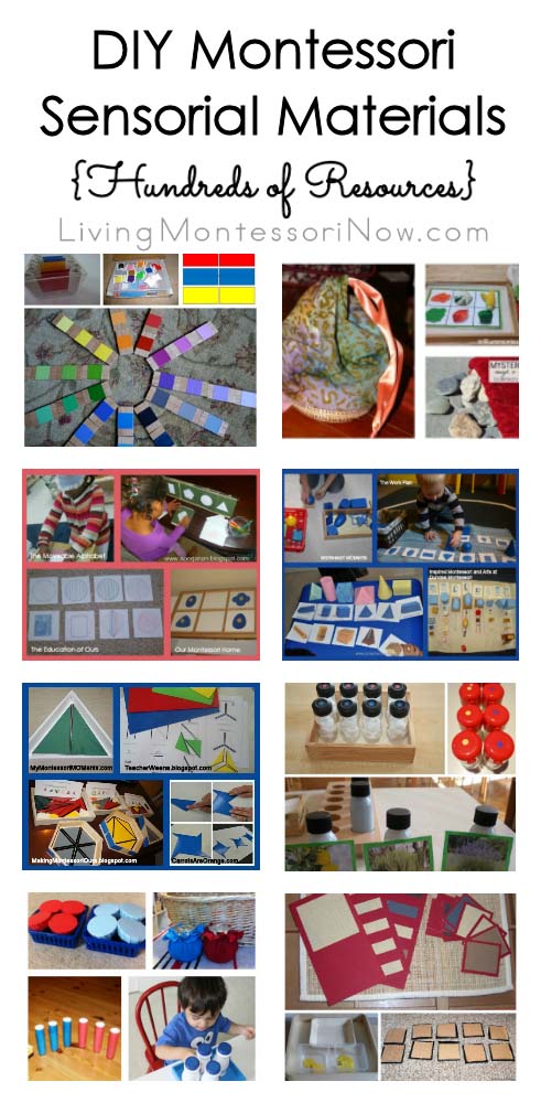 DIY Montessori Sensorial Materials {Hundreds of Resources}
