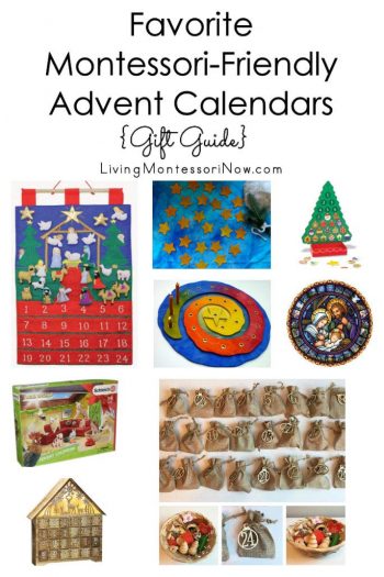 Favorite Montessori-Friendly Advent Calendars {Gift Guide}