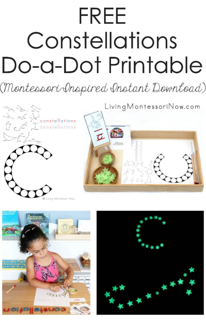 FREE Constellations Do-a-Dot Printable (Montessori-Inspired Instant Download)
