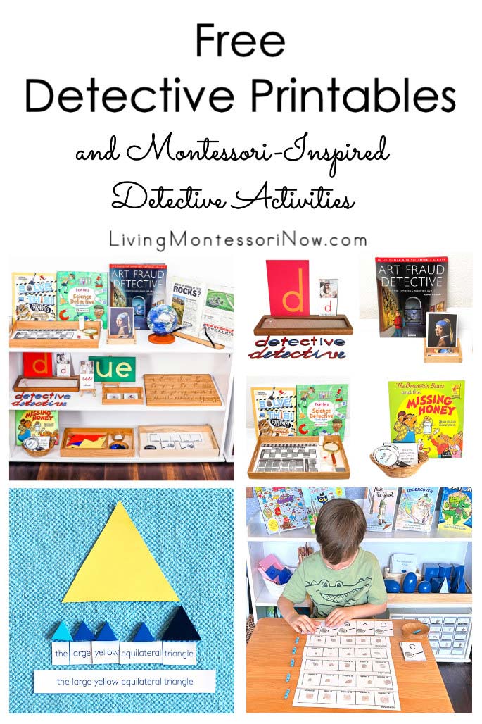 Free Detective Printables and Montessori-Inspired Detective Activities
