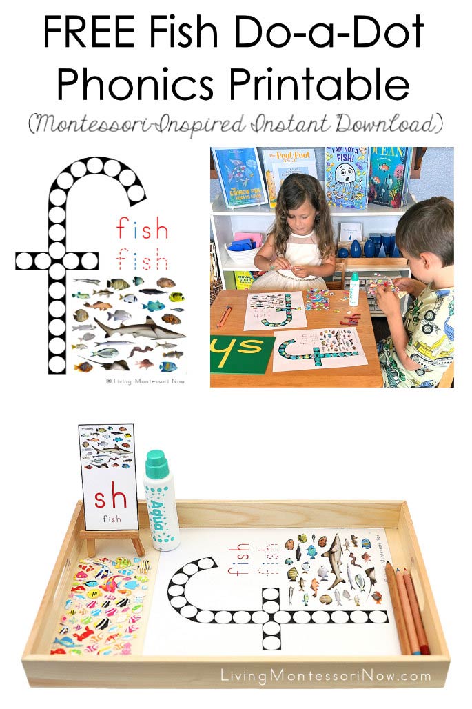 FREE Fish Do-a-Dot Phonics Printable (Montessori-Inspired Instant Download)