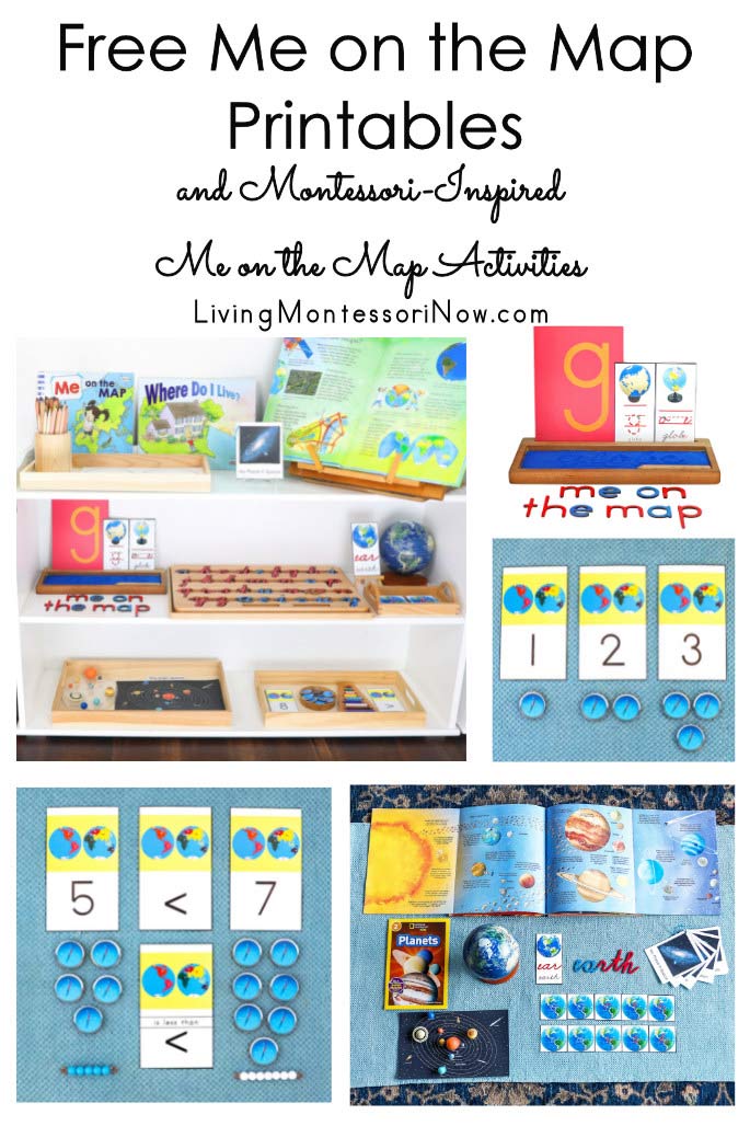Free Me on the Map Printables and Montessori-Inspired Me on the Map Activities
