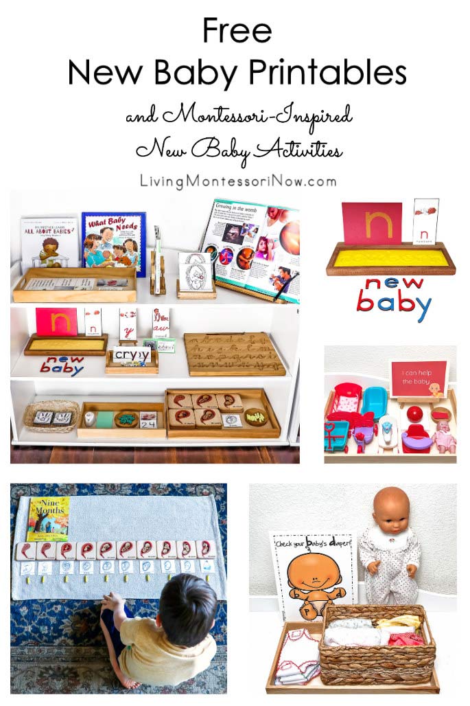 Free New Baby Printables and Montessori-Inspired New Baby Activities