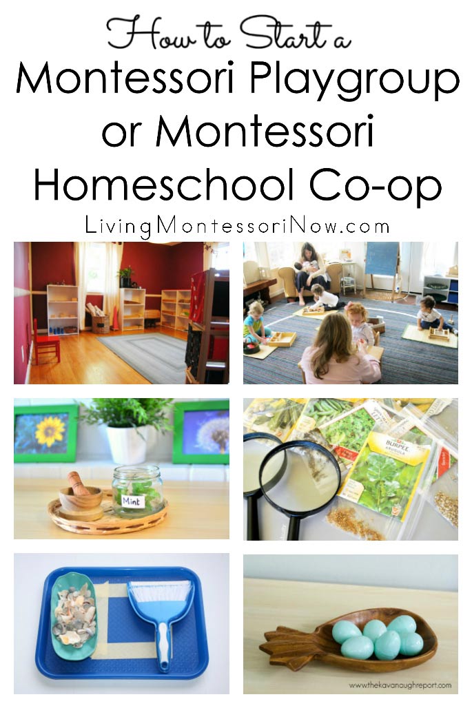 How to Start a Montessori Playgroup or Montessori Homeschool Co-op
