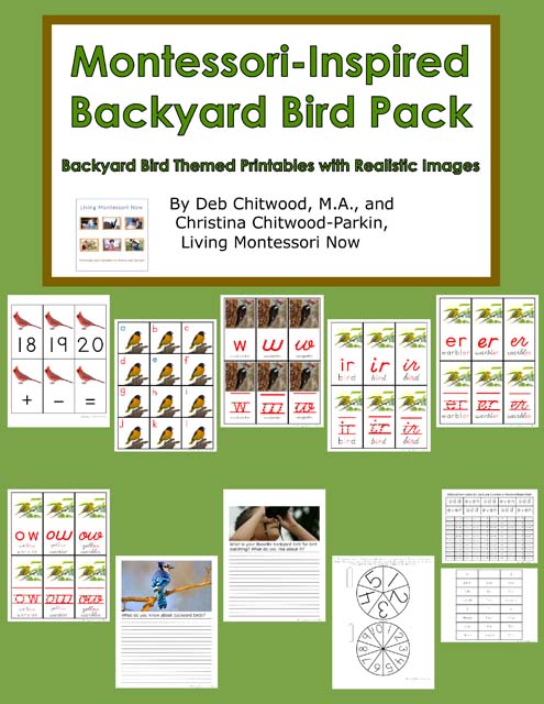 Montessori-Inspired Backyard Bird Pack