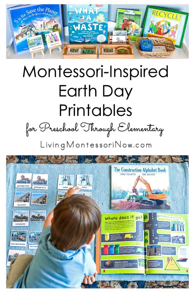 Montessori-Inspired Earth Day Printables for Preschool Through Elementary