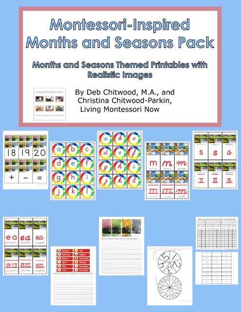 Montessori-Inspired Months and Seasons Pack