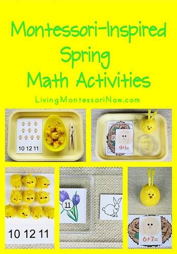 Montessori-Inspired Spring Math Activities
