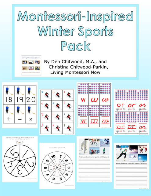 Free Winter Sports Printables and Montessori-Inspired Winter Sports Activities