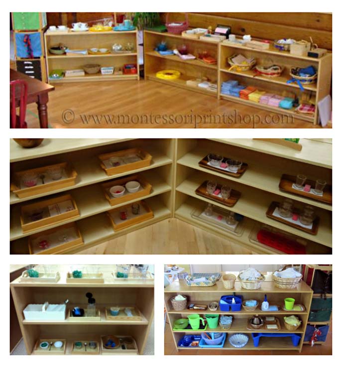 Montessori Practical Life Shelves