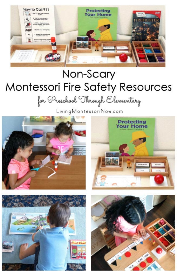 Non-Scary Montessori Fire Safety Resources for Preschool Through Elementary
