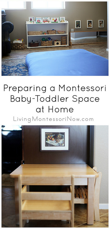 Preparing a Montessori Baby-Toddler Space at Home
