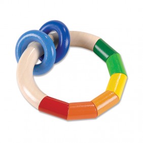 Rainbow Ring Clutching Toy from For Small Hands