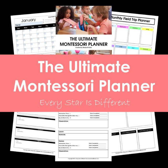 The Ultimate Montessori Planner from Every Star Is Different