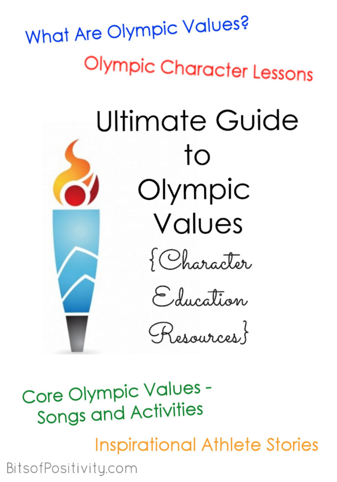 Ultimate Guide to Olympic Values {Character Education Resources}