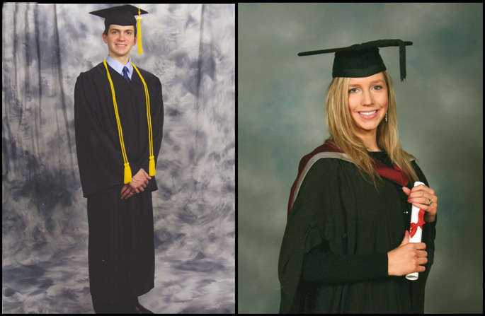 Will's and Christina's University Graduation Photos, 2009